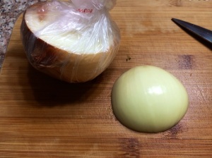used this much of an onion 